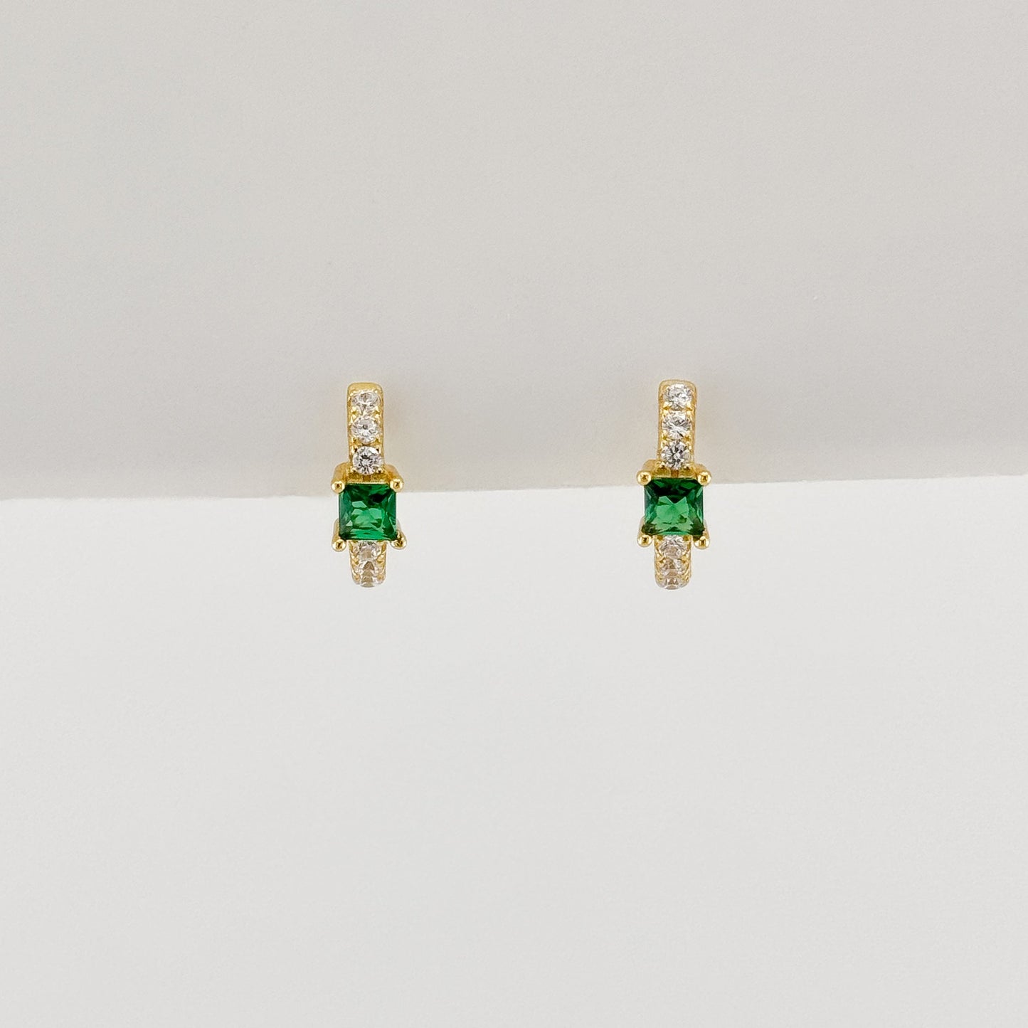 Gleam Emerald Earrings