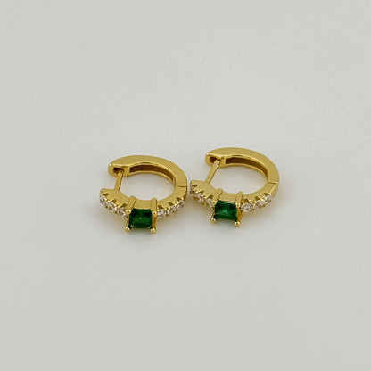 Gleam Emerald Earrings