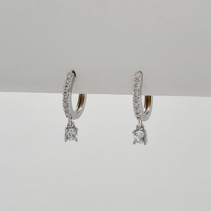 Mini Silver Starlight Earrings