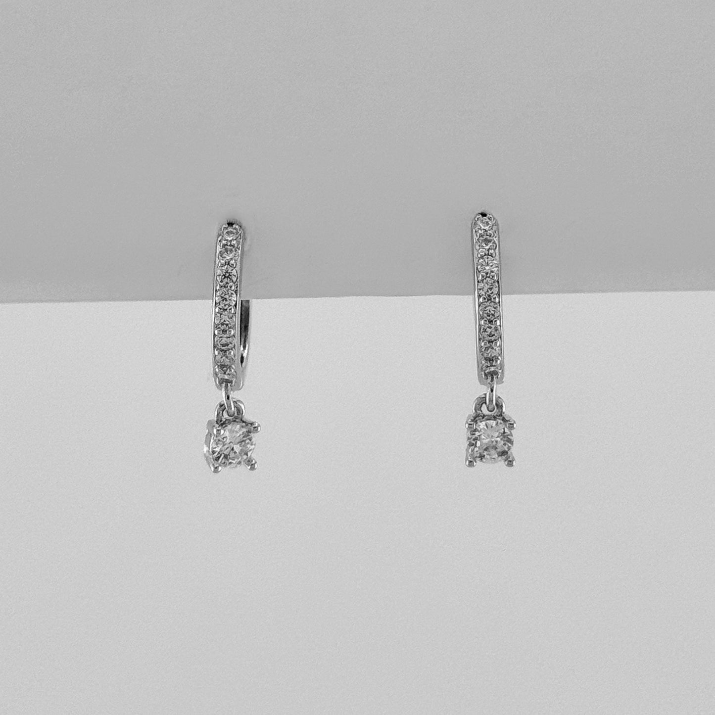 Mini Silver Starlight Earrings
