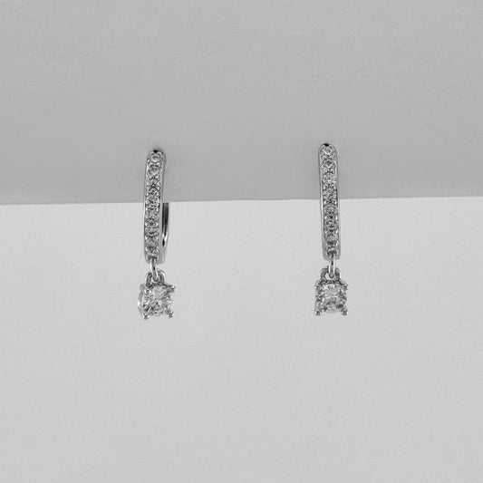 Mini Silver Starlight Earrings