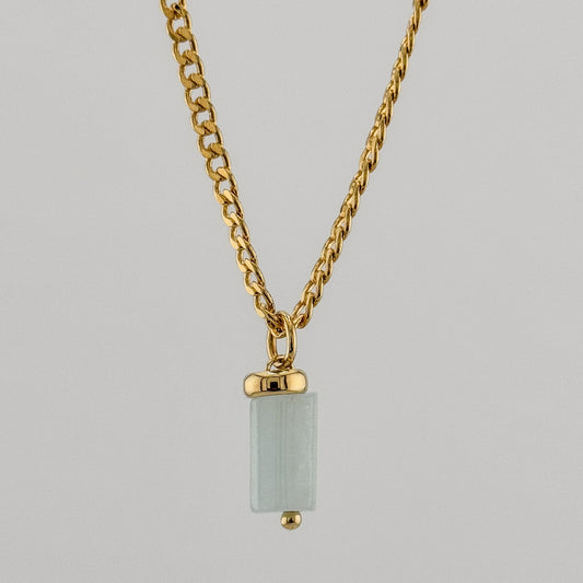 Aquamarine Glow pendant