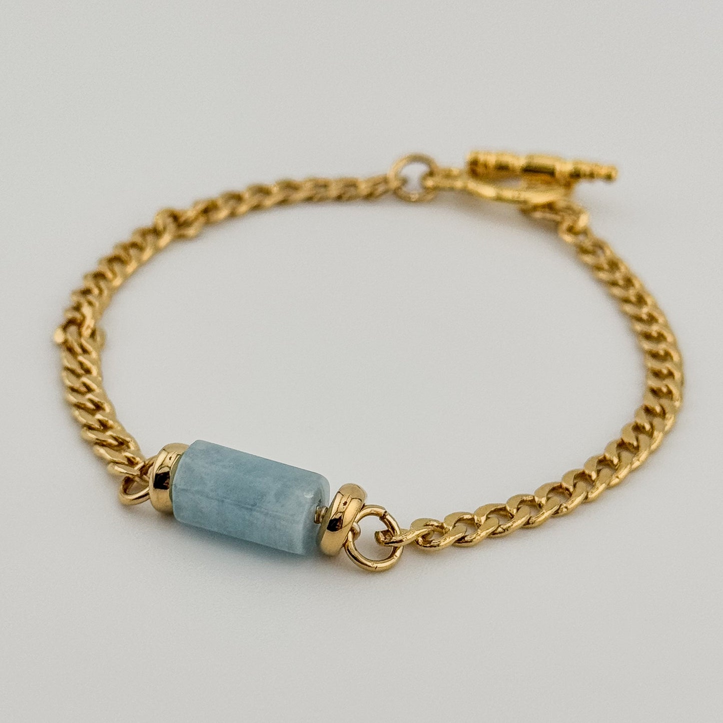 Aquamarine Glow Bracelet